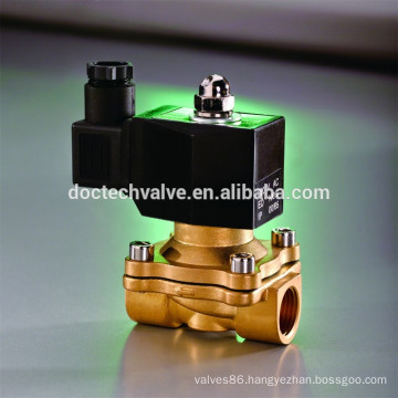 Direct acting solenoid valves for air water